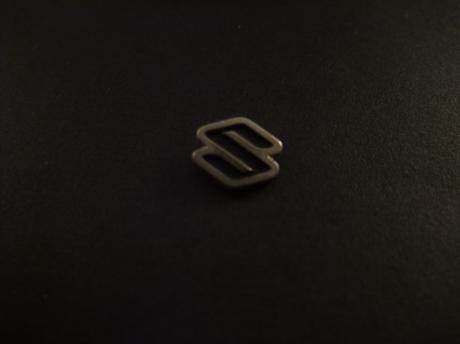 Suzuki auto logo zilverkleurig-zwart